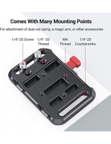 Plaque pour mini batterie v mount - small rig 2989 - Produits techniques
