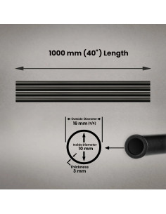 Grip Film - 4x Aluminum Rods 1000 mm (5/8")