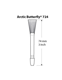 BRUSH HEAD ARTIC BUTTERFLY 724 2