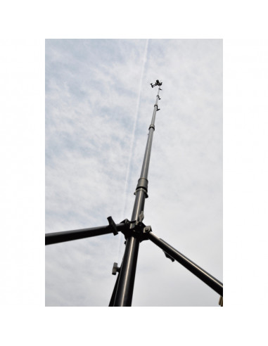 KUPO Master High Cine - 145 à 420 cm - Acier Noir - 10 kg