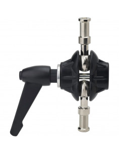 KUPO KS103 - Rotule TILT-TOP 16 mm avec filetage 1/4" et 3/8"