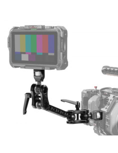 Large flex arm 1/4-20 à 3/8-16 anti rotating - Shape 2