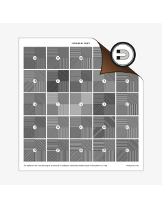 Pat accessories - mire linear micro 1 - 27 x 29 cm - Caméra 2