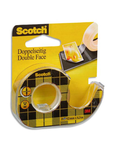 Scotch - Double sided adhesive roll - 12 mm x 6 m