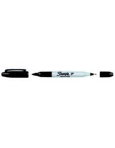 Sharpie - Black Double Pointed Felt Super Fine/Fine - Marking & Writting Ustensils