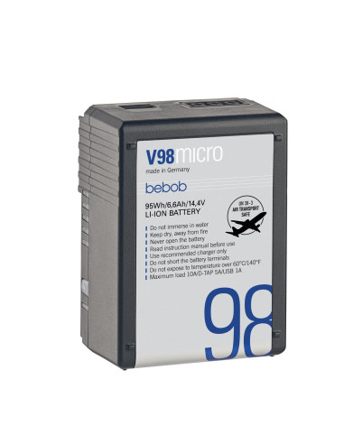 BEBOB V98 Micro VMount Li-Ion Battery 14,4V / 6,6 Ah / 95Wh
