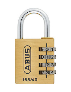 Brass combination padlock - 4 digits - abus 165/40 - Expendables