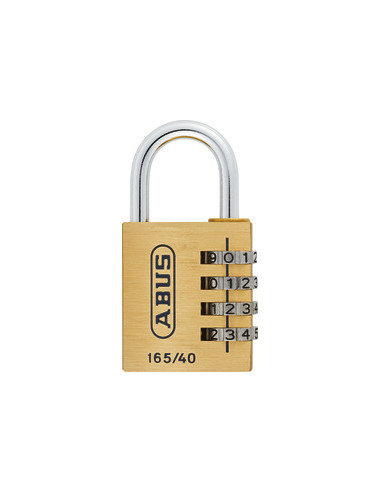 Brass combination padlock - 4 digits - ABUS 165/40