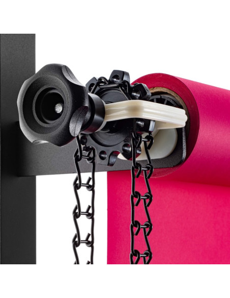 Manfrotto - Support de fond avec dérouleur et chaîne métal - La paire