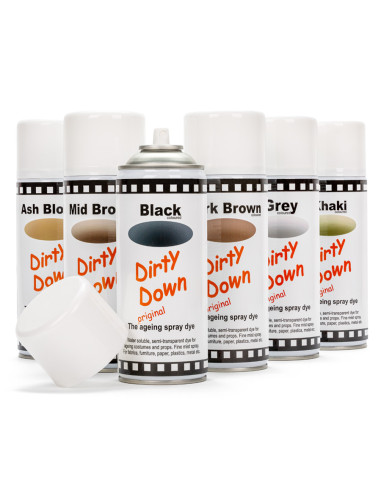 PATIN-A - Spray Dirty-Down - Spray Patinage Noir - 400 ml