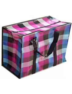 Plastic bag with zip 76 x 56 x 30 cm