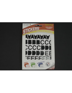 Lettres adhésives 50 mm blanc