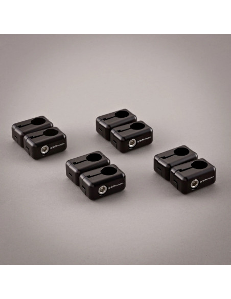 Jeu de 4 Clampettes 16 mm Noire - Grip Film