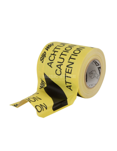 Tunnel tape jaune/noir 150mm x 36m