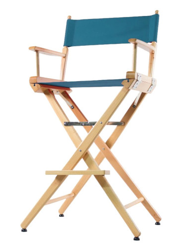Fauteuil maquillage FILMCRAFT - couleur bois (hauteur d'assise : 74 cm) - Iconiques du Cinéma