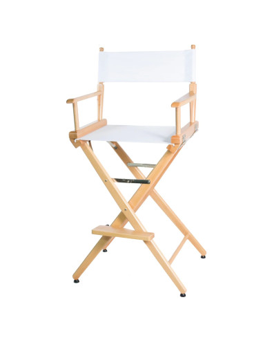 Fauteuil maquillage FILMCRAFT - couleur bois (hauteur d'assise : 74 cm) - Iconiques du Cinéma