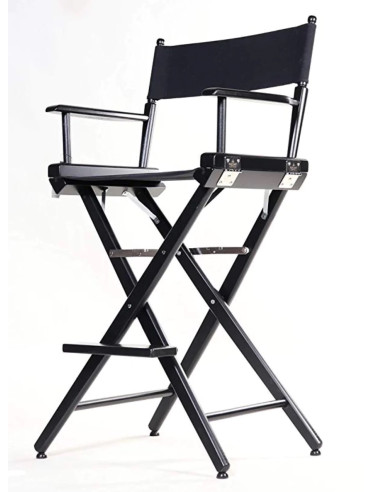 Fauteuil maquillage noir (hauteur d'assise : 74 cm) - FILMCRAFT