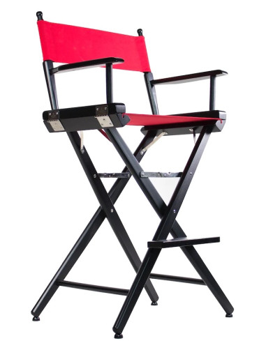 Fauteuil maquillage noir (hauteur d'assise : 74 cm) - FILMCRAFT - Iconiques du Cinéma