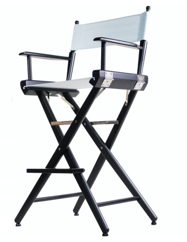 Fauteuil maquillage noir (hauteur d'assise : 74 cm) - FILMCRAFT - Iconiques du Cinéma