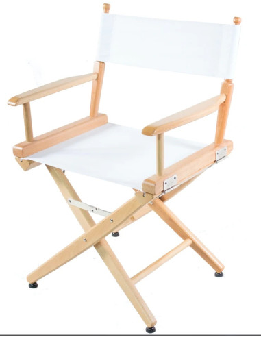 Fauteuil réalisateur - couleur bois (hauteur d'assise : 46 cm) - FILMCRAFT - Iconiques du Cinéma