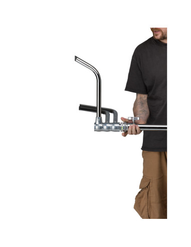 KUPO - C Stand 40" Chrome - 3 Section Tripod 134 to 323 cm - Steel Base & Patented Lock