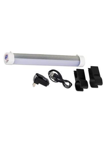 Tube LED 35cm 450 lumen x 4 pour tente Ez-Up sur batterie