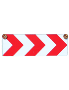 Panneau K8 biflash rouge et blanc 1000x500mm