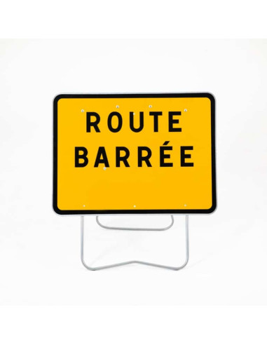 Panneaux Route Barrée