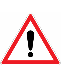 Danger sign type ak14 64x64x64mm - Location Regie