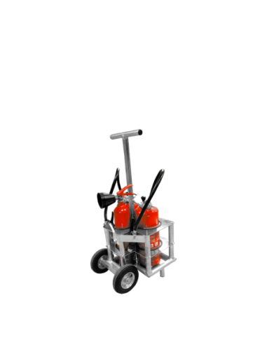 CINEFACTORY - Large Wheels Fire Extinguisher Trolley