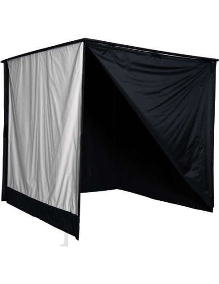 4' x 4' floppy tent - 4 walls - THE RAG PLACE - Make Up Warbrode & Facilities