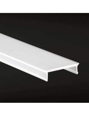 LEDBOX - Capot Plastique - Plat diffusant Milky - 2 mètres - M-Line