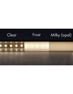 Ledbox - plastic cover - flat diffuser - 2 metres - s-line - Lamps, Lighting - Lighting 2