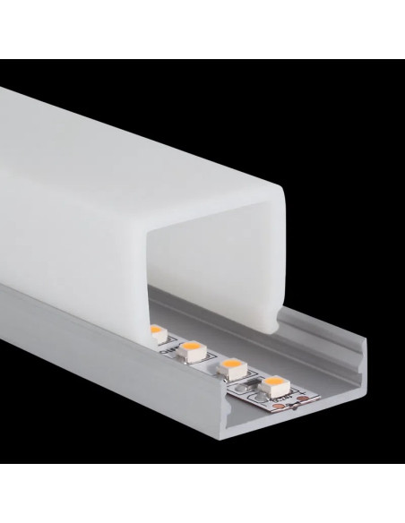 Ledbox - profilé alu - 2 mètres - m-line extra low - Lampes et éclairage - Lumière