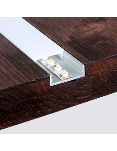 Ledbox - profilé alu - 2 mètres - m-line extra low - Lampes et éclairage - Lumière