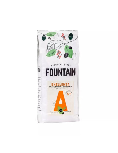Café Grain FOUNTAIN Santos 100% Arabica 1 kg (140 coffees/1 kg)