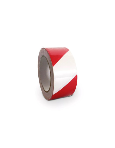 Red / White floor marking tape - 50 mm x 33 m