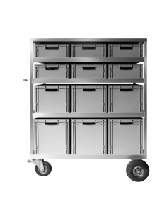 CINEFACTORY -Roulante De Face 12 Bacs / 60X40 (Lxl)