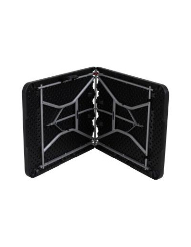 Table PVC valise pliante 183x76x74 noire