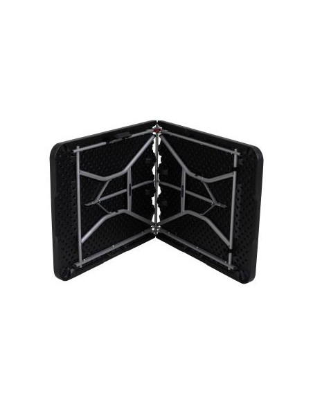 Table PVC valise pliante 183x76x74 noire