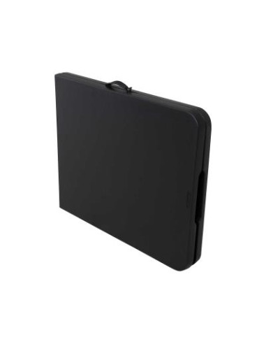 Table PVC valise pliante 183x76x74 noire