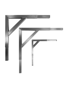 CINEFACTORY - Coin Cadre 500x500 mm Carre 40 mm / Manchons 200 mm / Renfort (EQUERRES-MM/40)