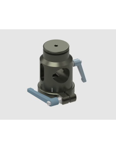 Euro Riser 13cm / 5" with scaffold clamp - AL-2313 - GFM