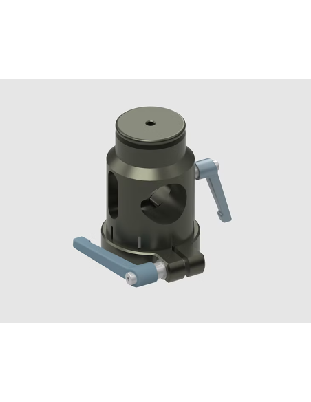 Euro Riser 13cm / 5" with scaffold clamp - AL-2313 - GFM