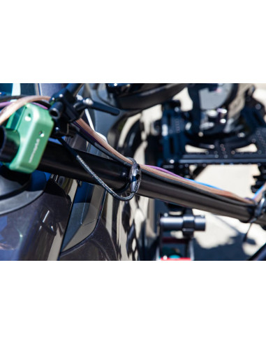 Grip film - 6mm BLACK ELASTIC CORD ADJUSTABLE CLIP SET - Outillages et Accessoires Caméra - Camera & Video