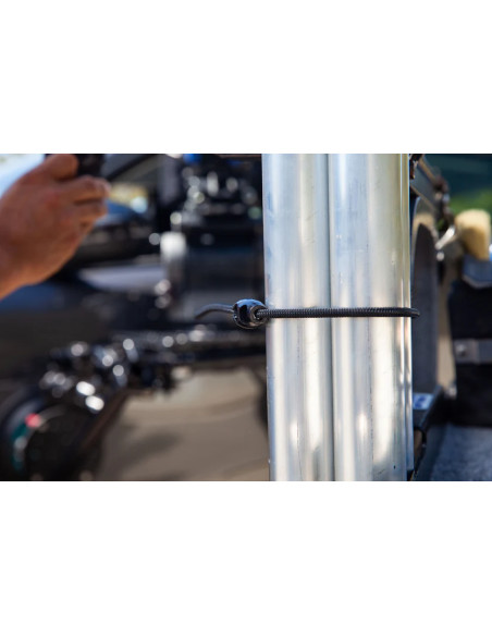 Grip film - 6mm BLACK ELASTIC CORD ADJUSTABLE CLIP SET - Outillages et Accessoires Caméra - Camera & Video