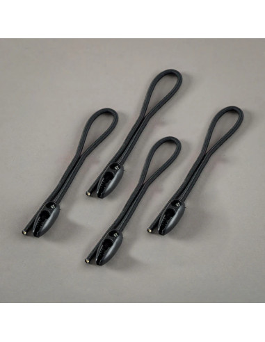 Grip film - 6mm BLACK ELASTIC CORD ADJUSTABLE CLIP SET - Outillages et Accessoires Caméra - Camera & Video