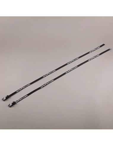 Grip film  - Set de Sangles Noires 18mm x 1000mm avec Boucle Métal - Outillages et Accessoires Caméra - Caméra