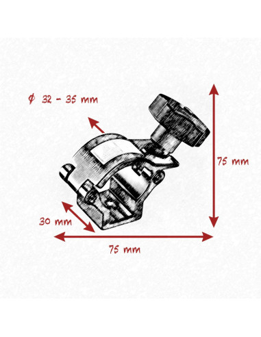 Grip film - 32 - 35mm HALF COUPLER CLAMP SET - Outillages et Accessoires Caméra - Camera & Video