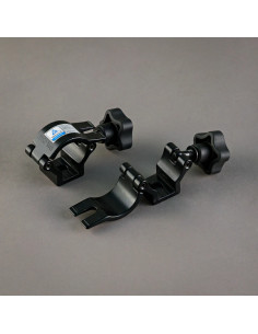 Grip film - Set de 2 Colliers de Serrage Demi-Circulaire Ø32–35 mm – Aluminium Noir Anodisé - Outillages et Accessoires Caméra - 2